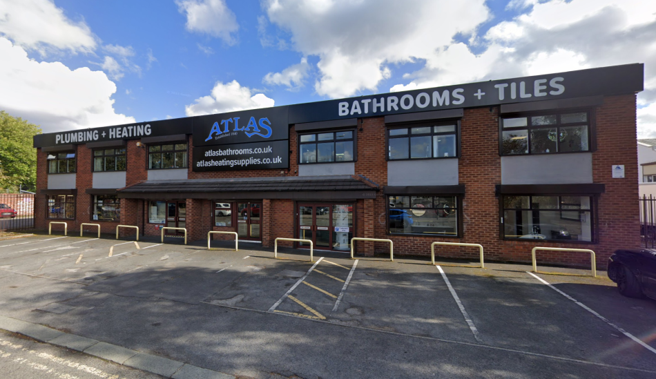 Atlas Bathrooms Storefront - Manchester