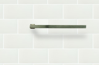 SE Brushed Stainless Steel Towel BarTiled Wall Scene CMYK