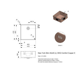 NEW YORK 40x40 SLIM COPPER II LD